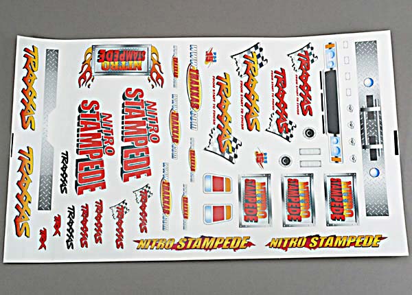 Decal sheet, nitro stampede afbeelding
