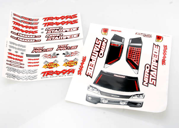 Decal sheets, nitro stampede afbeelding
