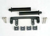 Rear body mount base/ rear body mounting posts (2)/rear body mounting clamps (4)/ screws afbeelding
