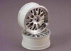 Wheels, satin finish, mesh (2.0)(designed to fit 1.9 tires)(2) afbeelding