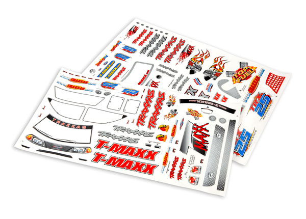 Traxxas - Decal sheet, t-maxx (use with 4911x body) (TRX-4913) afbeelding