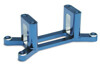 Engine mount, machined 6061-t6 aluminum (blue) (w/ screws) (maxx series)