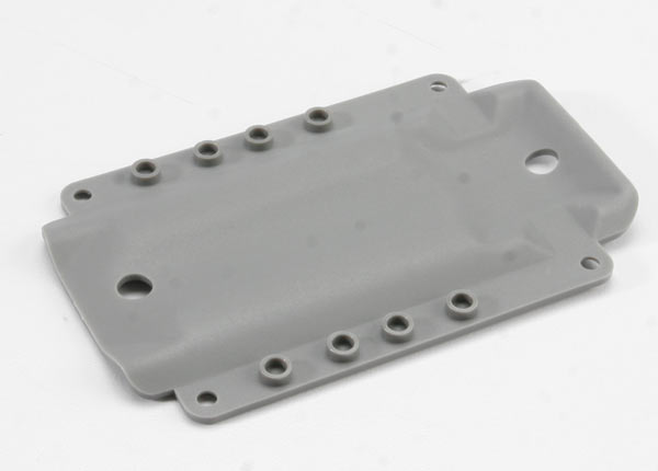 Skidplate, transmission, nylon (grey) (for long wheelbase chassis) afbeelding