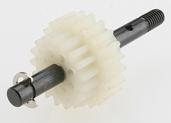 Input shaft, transmission (slipper shaft, t-maxx torque control slipper upgrade kit) (fits first generation t-maxx transmission w/o optidrive)