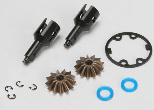 Drive cups, inner (2) (for steel constant velocity driveshafts)/ differential spider gears (2)/ gaskets, hardware