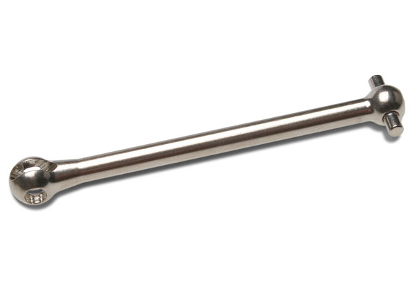 Driveshaft, steel constant-velocity (shaft only, 66mm)/ drive cup pin (1) (fits rear center shaft on t-maxx, front & rear center shaft on E-Maxx)
