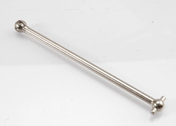 Driveshaft, steel constant-velocity (shaft only, 112mm)/ drive cup pin (1) (fits rear center shaft on 3905 E-Maxx) afbeelding