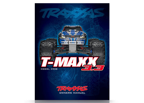 Owners manual, t-maxx 3.3 (long wheelbase) (model 4908) afbeelding