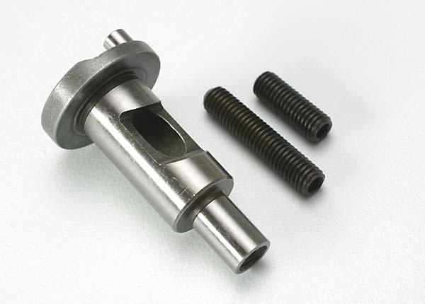 Crankshaft, multi-shaft (for engines w/o starter) (with 5x15mm & 5x25mm inserts for short and standard crank lengths) (trx 2.5, 2.5r) afbeelding