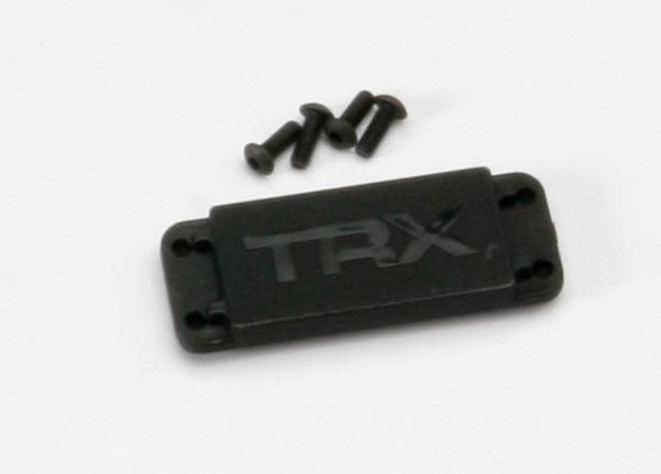 Cover plate, steering servo/ 3x8 bcs (4) afbeelding