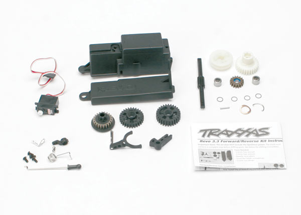 Reverse installation kit (includes all components to add mechanical reverse (no optidrive) to revo) (includes 2060 sub-micro servo)