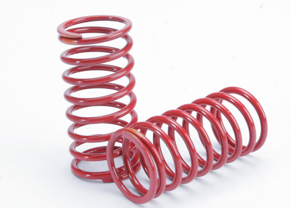 Spring, shock (red) (gtr) (3.2 rate orange) (1 pair)