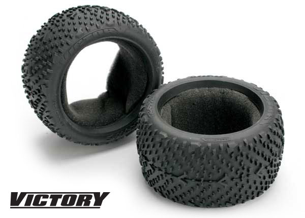 Tires, victory 2.8" (rear) (2)/ foam inserts (2) afbeelding