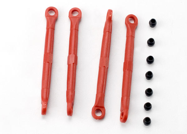 Toe link, front & rear (molded composite) (4)/ hollow balls (8) (1/16 slash) afbeelding