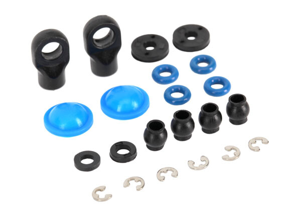 Rebuild kit, gtr composite shocks (x-rings, bladders, pistons, e-clips, shock rod ends, hollow balls) (renews 2 shocks) afbeelding