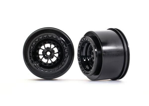 Traxxas Wheels, Weld Gloss Black (rear) (2) (TRX-9473) afbeelding