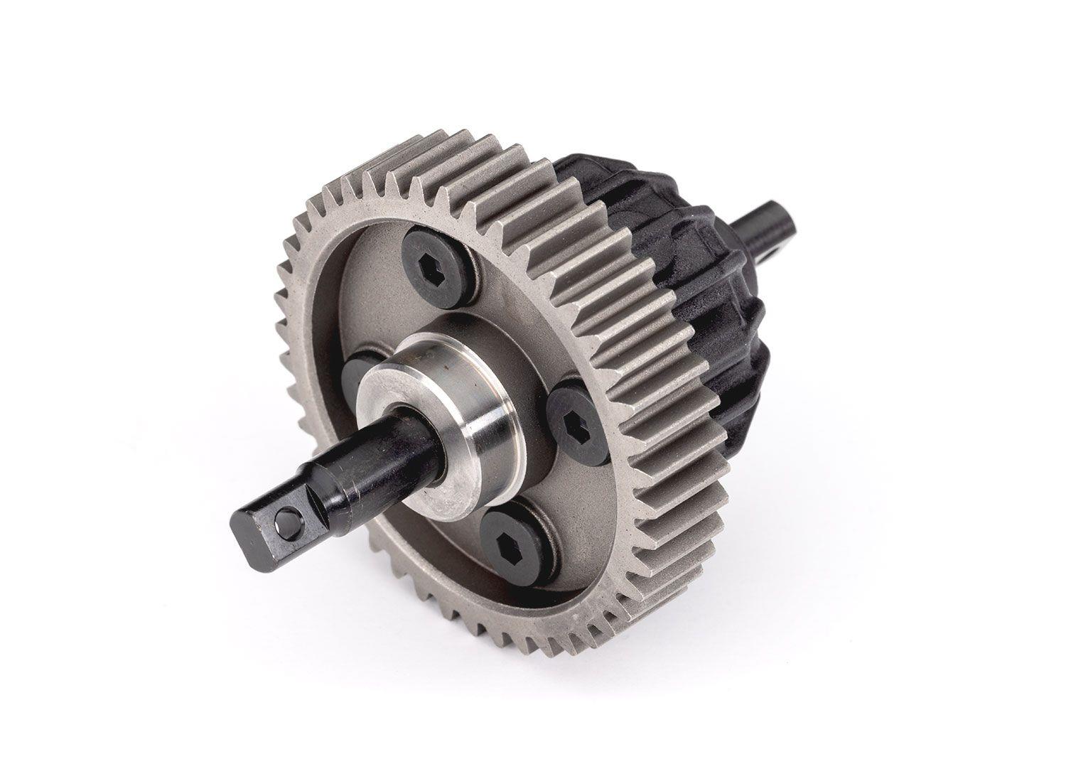 Traxxas - Differential kit, center (complete) (aluminum carrier, 100K wt differential fluid) (fits Maxx or Maxx Slash) (TRX-10280A) afbeelding