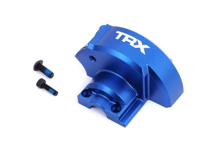 Traxxas - Cover, gear (blue-anodized 6061-T6 aluminum) (TRX-10287-BLUE) afbeelding