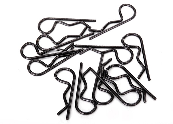 Traxxas - Body clips, black (12) (standard size) (TRX-1834A)