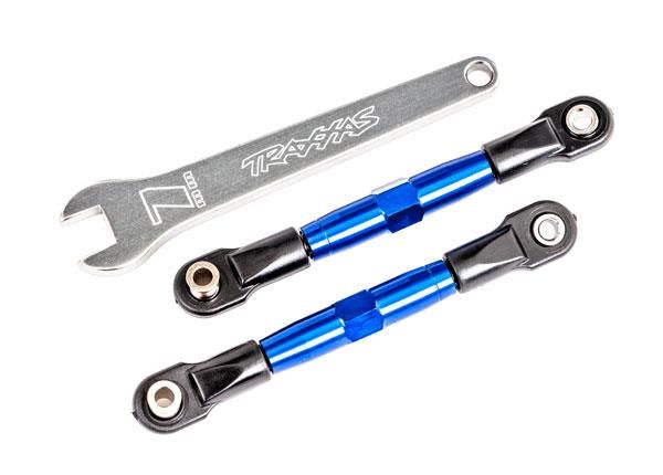 Traxxas - Front Turnbuckles - Blue (TRX-2444X) afbeelding