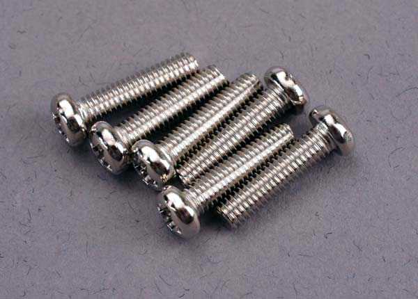 Screws, 3x12mm roundhead machine (6) afbeelding