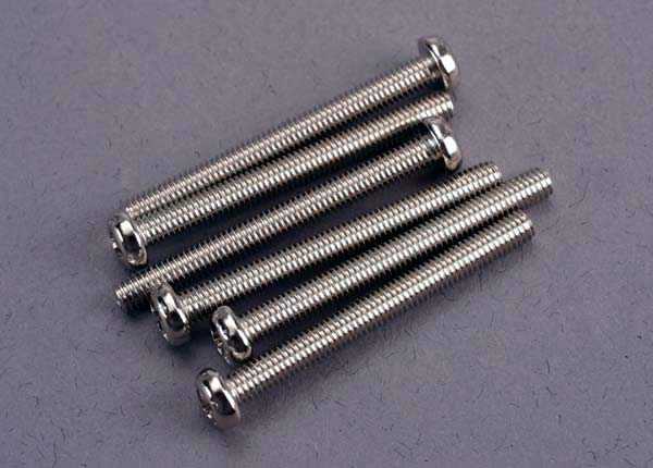 Screws, 3x30mm roundhead machine (6) afbeelding