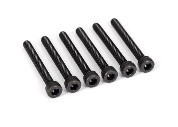 Traxxas - Screws, 3x25mm cap-head machine (hex drive) (6) (TRX-2581X)