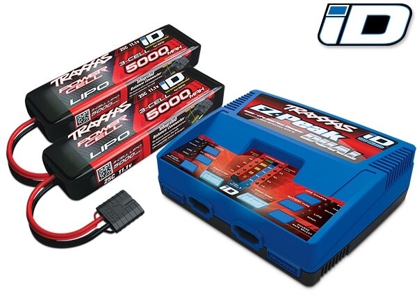 Traxxas 6S COMBO (2X 2872X 11.1V LiPo & 1X 2972G duo charger)