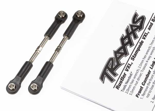 Turnbuckles, camber link, 49mm (82mm center to center) (rear) (TRX-3643) afbeelding