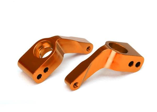 Traxxas - Stub axle carriers (2) aluminum (orange-anodized) (TRX-3652T) afbeelding