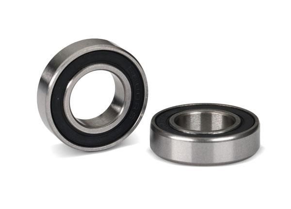 Traxxas - Ball bearings, black rubber sealed (10x19x5mm) (2) (TRX-4889X)