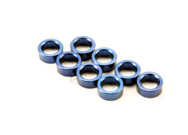 Spacer, pushrod (aluminum, blue) (use with 5318 or 5318x pushrod and 5358 progressive 2 rockers) (8) afbeelding