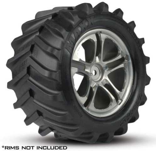 Tires, maxx chevron 3.8" (2) (fits revo/maxx series)