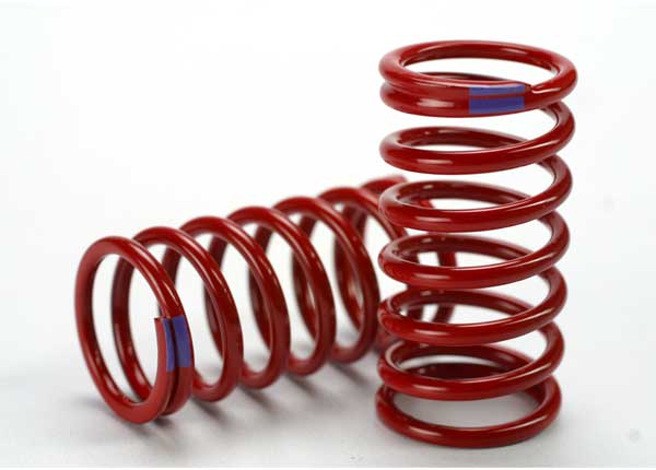 Spring, shock (red) (gtr) (6.4 rate purple) (1 pair)
