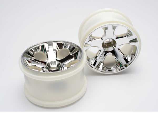 Wheels, all-star 2.8" (chrome) (nitro rear/ electric front) (2) afbeelding
