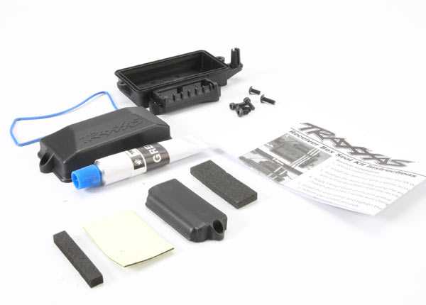 Box, receiver (sealed)/ foam pad/ silicone grease/ 3x8mm bcs (2)/ 2.5x8mm cs (2)/ 3x6mm bcs (2) afbeelding