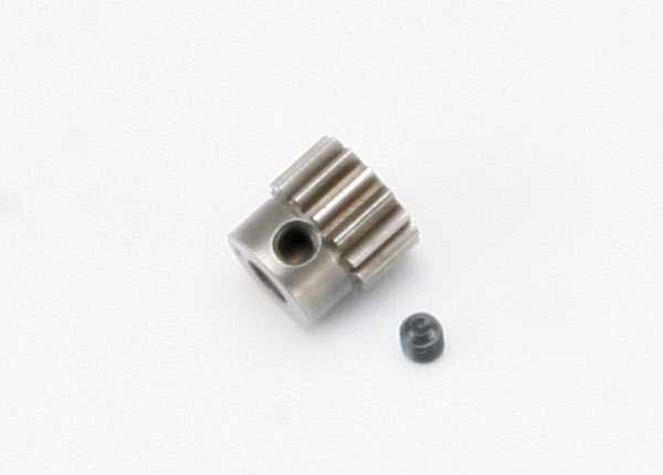 Traxxas 14-t pinion (32-pitch) (fits 5mm shaft)/ set screw afbeelding