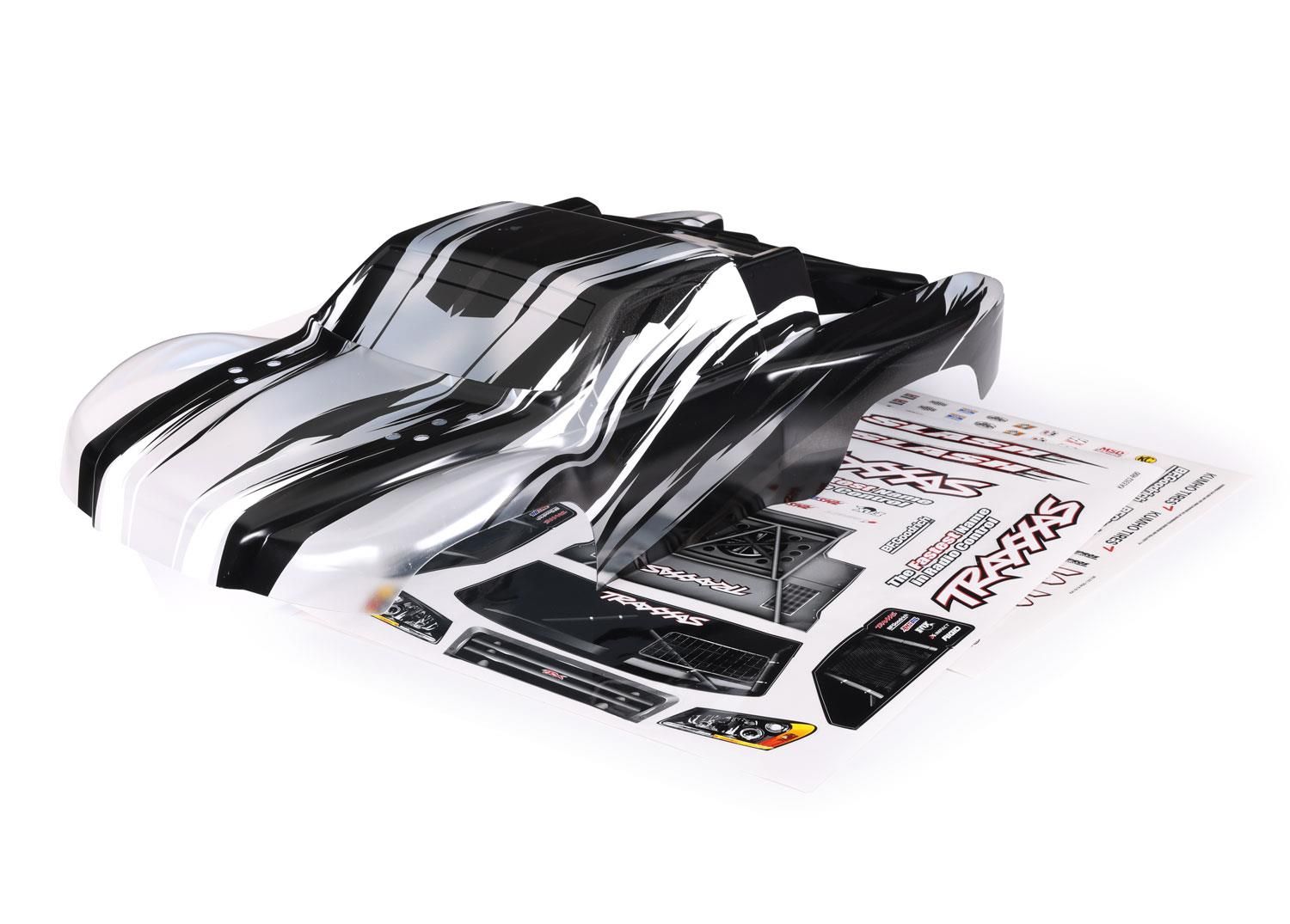 Traxxas - Body, Slash 4X4, ProGraphix (also fits Slash VXL & Slash 2WD) (graphics are printed, requires paint & final color application)/ decal she...
