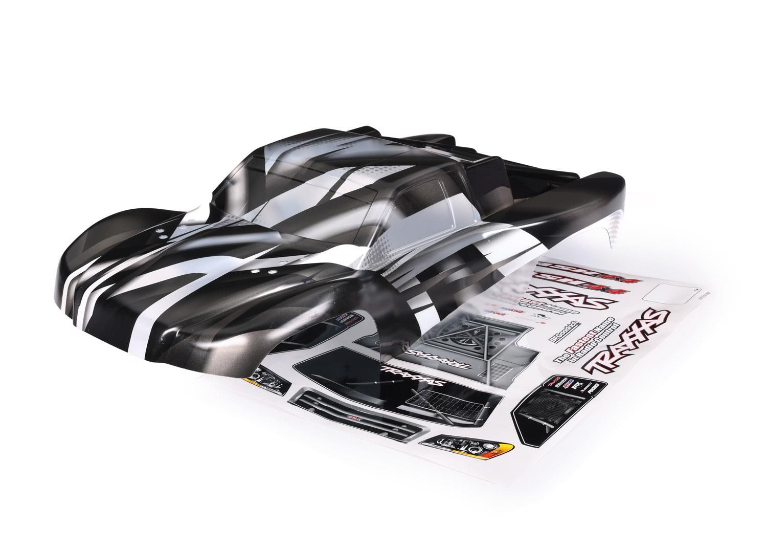 Traxxas - Body, Slash 4X4, ProGraphix (also fits Slash VXL & Slash 2WD) (graphics are printed, requires paint & final color application)/ decal she...
