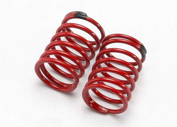 Spring, shock (gtr) (2) (2.22 rate, black) (1/16 E-Revo)