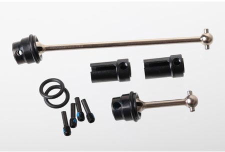 Driveshafts, center (steel constant-velocity) front (1), rear (1) (fully assembled) afbeelding