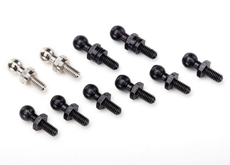 Pivot balls: black (6), silver (2), black (long) (2) (TRX-7540X) afbeelding