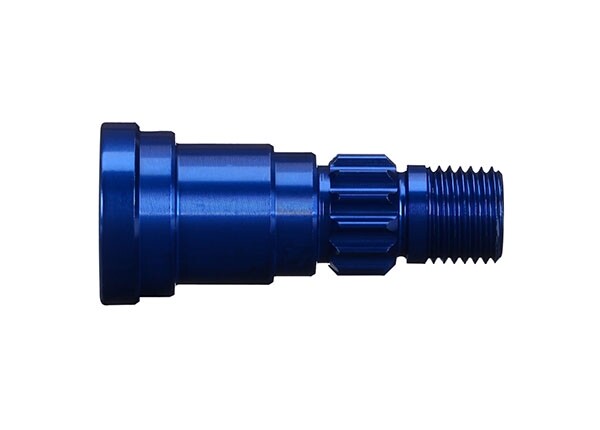 Stub axle, aluminum (blue-anodized) (1) (TRX-7768)