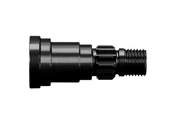 Stub axle, aluminum (black-anodized) (1) (TRX-7768A) afbeelding