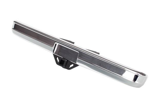 Bumper, rear (chrome)/ bumper mount/ 3x8 BCS (2) (TRX8136)