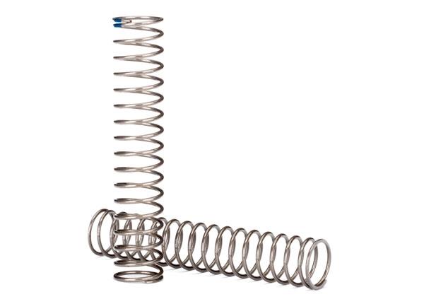 Traxxas - Springs, shock, long (natural finish) (GTS) (0.62 rate, blue stripe) (for use wi (TRX-8157)