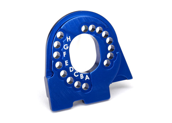Traxxas - Motor mount plate, TRX-4, 6061-T6 aluminum (blue-anodized) (TRX-8290X)