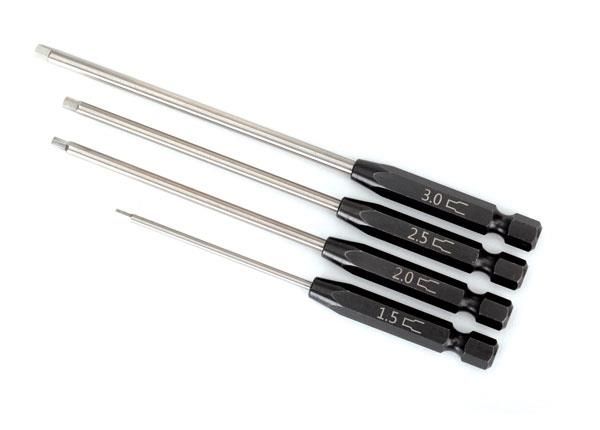 Traxxas Speed Bit Set, hex driver, 4-piece straight (1.5mm, 2.0mm, 2.5mm, 3.0mm (TRX-8715X)