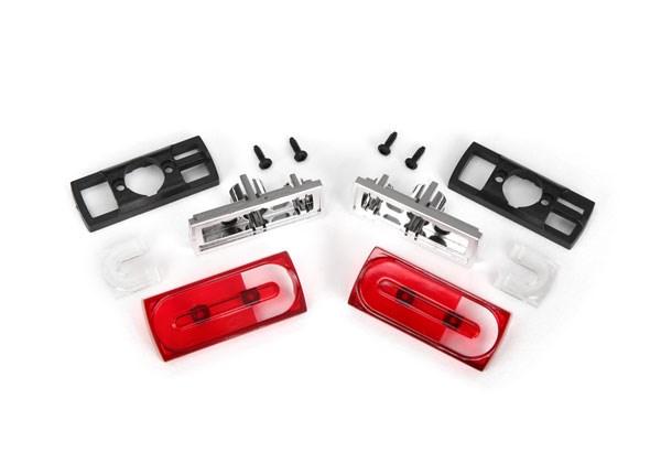 Tail light lens (2)/ tail light housing mount (2)/ reverse lens (2)/ 1.6x5 BCS ( (TRX-8814) afbeelding