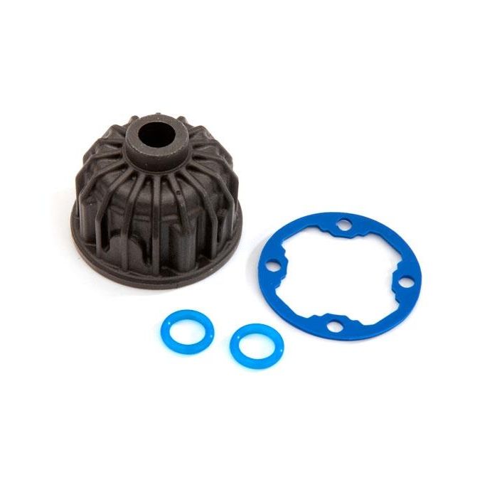 Carrier, differential/ x-ring gasket/ o-ring (2)/ 10x19.5x0.5 TW (TRX-8981) afbeelding